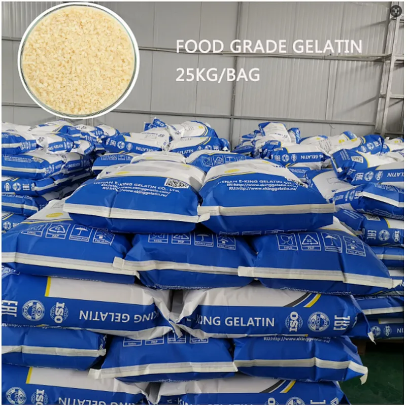 Wholesale Halal Edible Gelatin Powder From Bovine Skin for Gummies 180-220 Bloom